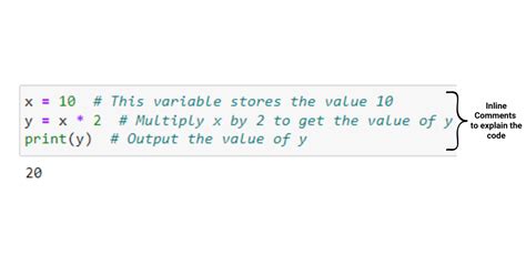 python inline comments.